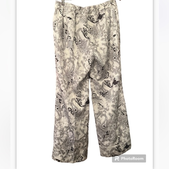 Soft Surroundings Womens Medium Boho Pull On Pants Flowy Bohemian Printed Batik - Picture 3 of 12